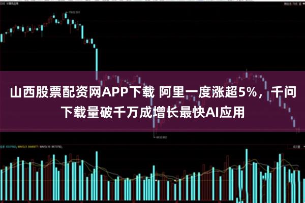 山西股票配资网APP下载 阿里一度涨超5%，千问下载量破千万成增长最快AI应用